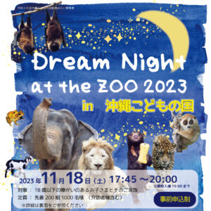 Dream night at the zoo 2023 in 沖縄こどもの国