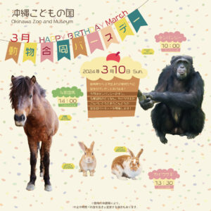 3月動物合同バースデー