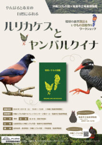 やんばる＆奄美の自然にふれるワークショップ「ルリカケスとヤンバルクイナのいきもの図鑑作り」