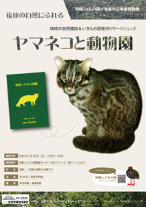 琉球の自然にふれる「ヤマネコと動物園、イリオモテヤマネコのいきもの図鑑作り」