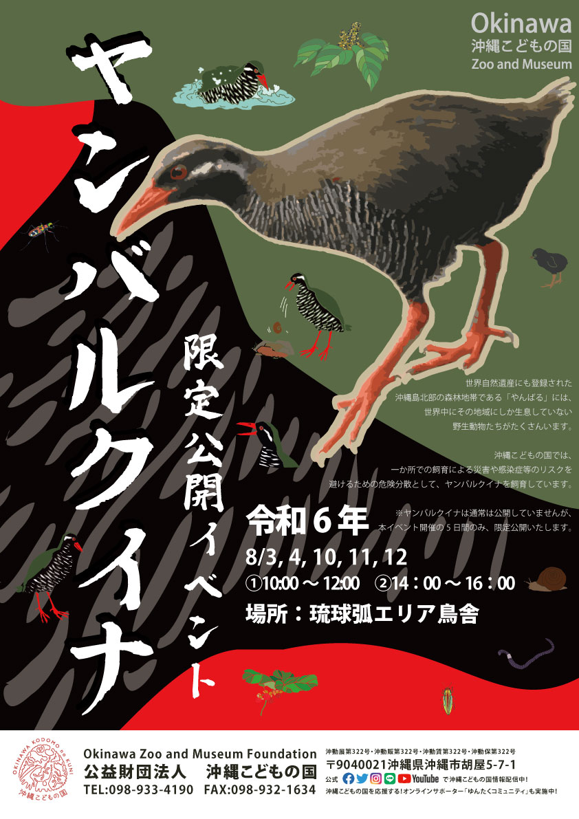 ヤンバルクイナ限定公開イベント