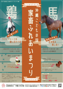 沖縄こどもの国家畜ふれあいまつり「在来馬の推し会！」