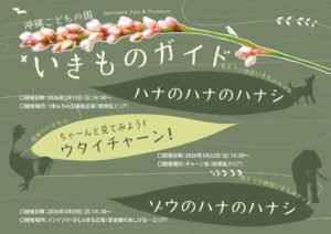 【3月】沖縄こどもの国いきものガイド