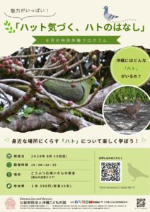 どうぶつ広場特別ワークショップ「ハッと気づく、ハトのはなし」
